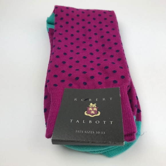 Robert Talbott Other - Robert Talbott Fushia Designer Socks Dots
